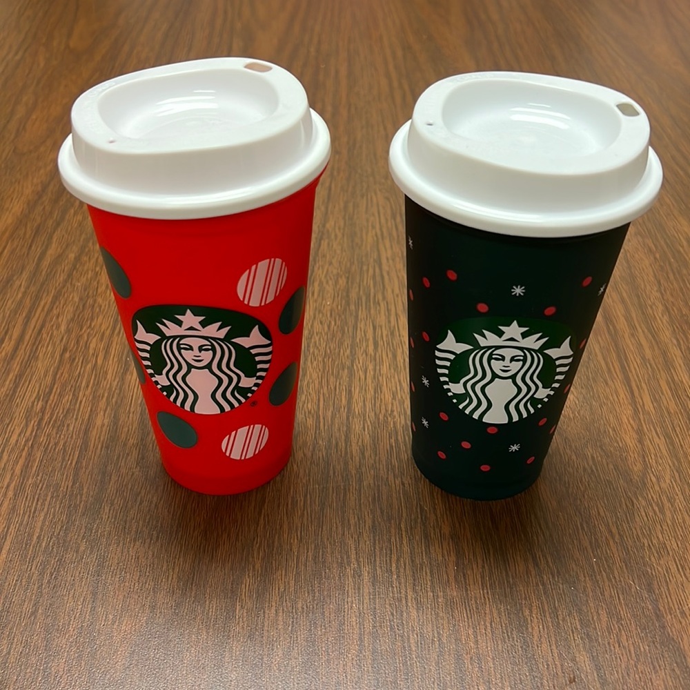 Starbucks Reusable travel mugs, set of 2